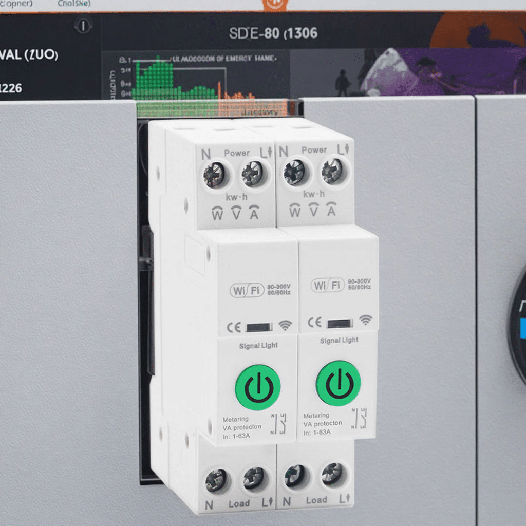 Smart WiFi Circuit Breaker With Energy Meter | Voltage Protection | Tuya App Control - Image 3