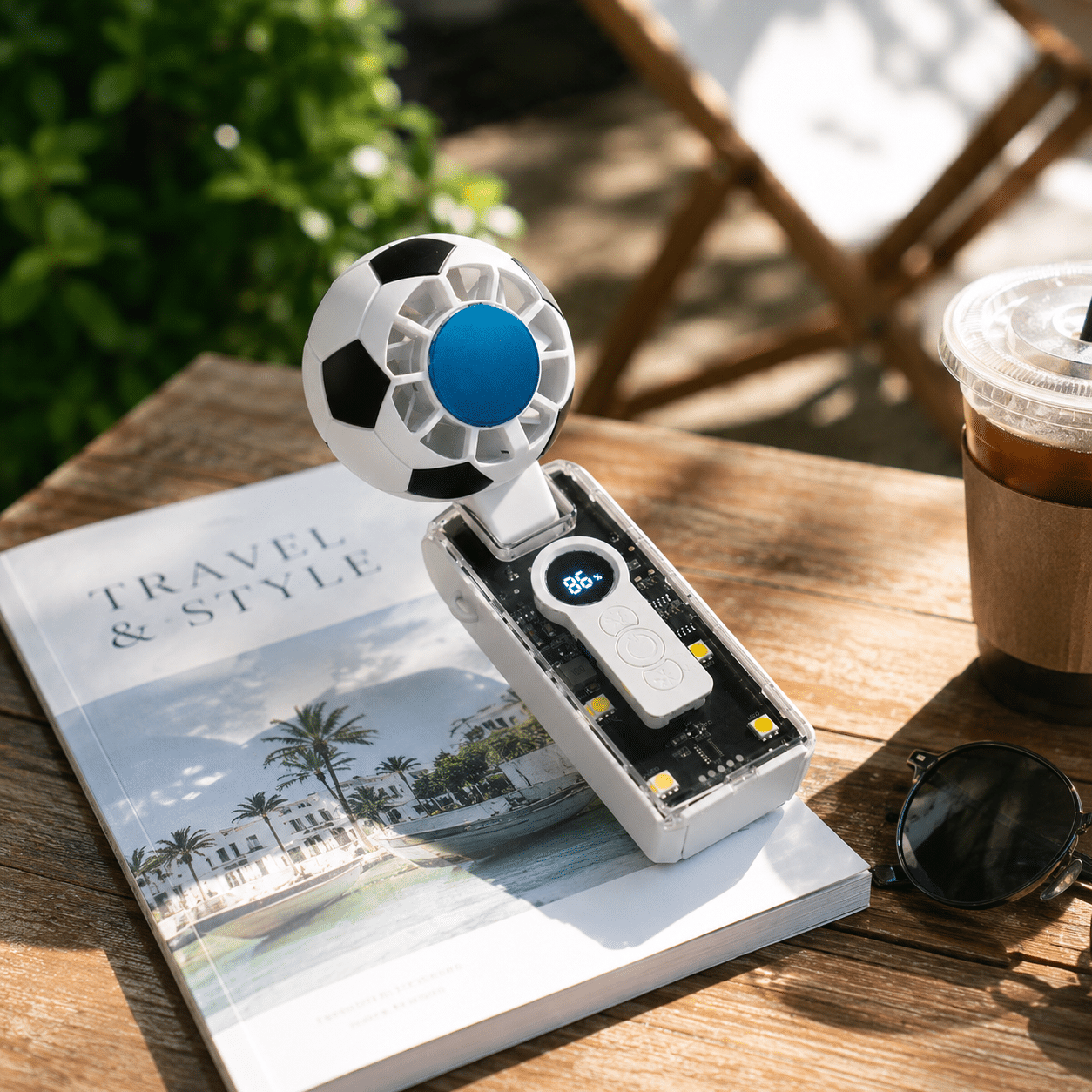 Ice Cooling Portable Fan-Football Edition - Image 5