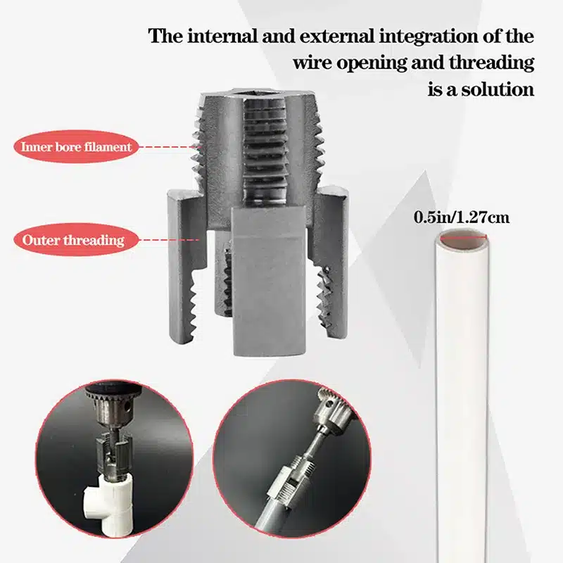 3-in-1 Pipe Thread Cutting Tool - Image 5
