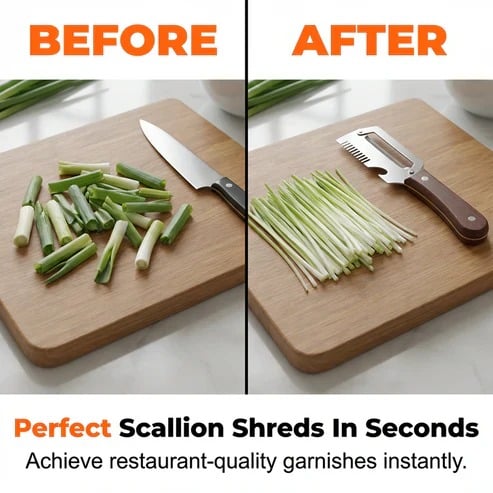 3 in 1 Multifunctional Peeler & Scallion Shredder - Image 7