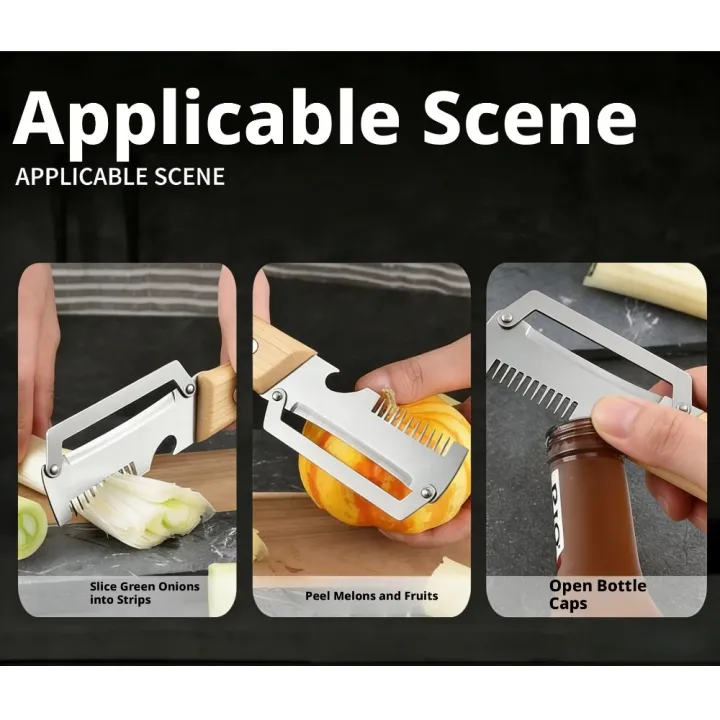 3 in 1 Multifunctional Peeler & Scallion Shredder - Image 6